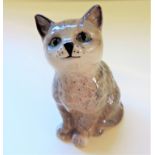 Royal Doulton Grey Kitten Figurine. Very sweet Royal Doulton Porcelain grey kitten 11cm tall.