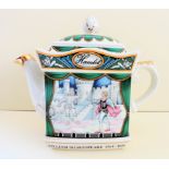 Sadler Staffordshire Porcelain Teapot 'Hamlet'     Vintage Sadler Hamlet William Shakespeare