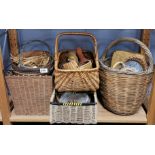 A good group of vintage baskets.