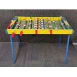 A 1960's table football, 95 x 63 x 72cm.