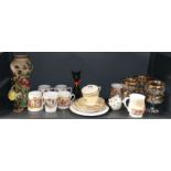 A quantity of good china and glassware, including Royal commemoratives.