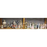 A large quantity of porcelain and other figurines.
