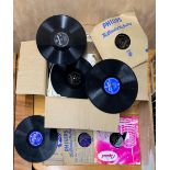 A quantity of 78 RPM Pop and Rock records.