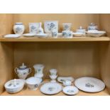 A quantity of Wedgwood Susie Cooper design 'Glen Mist' bone china items.