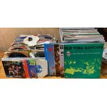 A large quantity of LP and single records.