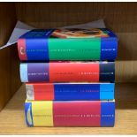 Two first edition hardback Harry Potter books including the misprint edition of Harry Potter and The