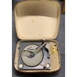 A 1960s portable Baird record player.