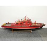 A large plastic working model of a whaling vessel, L. 116cm.