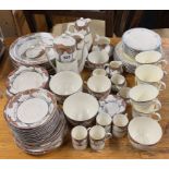 An extensive quantity of Crown Ducal coffee and dinner china, together with a Royal Doulton Lisa