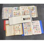 A quantity of mixed albums of stamps.