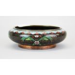 A mid 20th century Chinese cloisonne on copper bowl, Dia. 14cm.