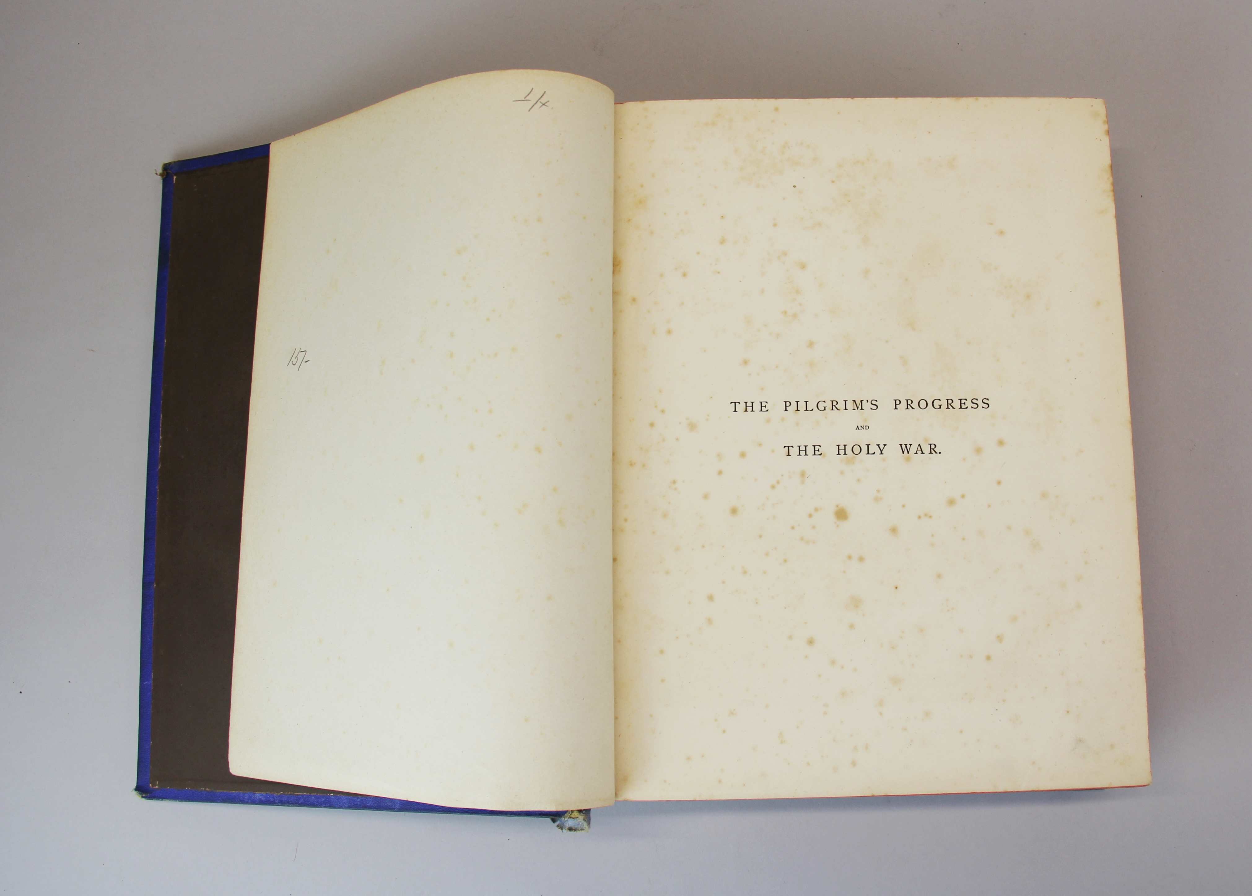 A 19th century illustrated clothbound edition of The Pilgrim's Progress and The Holy War by John - Image 2 of 2