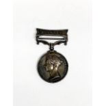 An 1857-58 Lucknow, Indian mutany medal presented to Master Sergeant I. Green 1st Madras Fusiliers