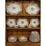 An extensive Wedgwood Imperial porcelain 'Nanette' pattern dinner service.