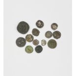 A group of mixed Saxon and later coins.