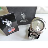 Gents US Polo Association Quartz Watch Brand New Unworn Boxed.Gents US Polo Association Stainless