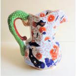 Masons Ironstone Hydra Jug 18cm High. Antique Masons Ironstone Hydra Jug 18cm High 14cm Diameter,