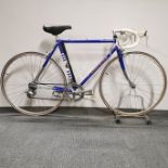 A Hetchins road bicycle with Reynolds 531 frame, Weinmann Alpha brakes and Exage Sport gears with