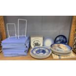 A quantity of Wedgwood and other collector's plates.