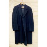 A vintage gentleman's Dunn & Co Ltd botany wool and cashmere coat, size large, shoulder W. 50cm.