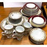 A Noritake Ireland tea and part dinner service, together with further dinner china.