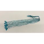 A quantity of 11 jewellers stock strands of faceted aquamarine beads, bead L. 8-10mm (approx),