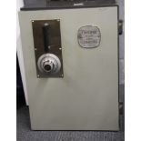 A Chubb combination safe, 41 x 56 x 46cm with instructions and current combination.