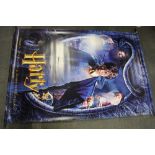 A large Harry Potter cinema advertising poster, W. 120cm.