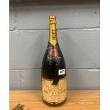 A vintage bottle of Moet & Chandon premiere Cuvee champagne.