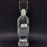 A signed Orrefors crystal decanter, No 7237, H. 30cm.