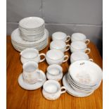 A quantity of Denby tea and dinner china.