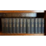 Twelve volumes of The collected works of William Hazlitt published by J.M Dent 1902, H. 22cm.