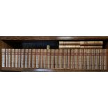 Thirty two volumes of The Dickens collection by G.E Fabbri ltd 2004, H. 20cm.
