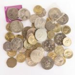 A collection of £2 and other collector's coins.