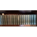 Eighteen clothbound volumes of The letters of Horace Walpole published 1903, H. 20cm.