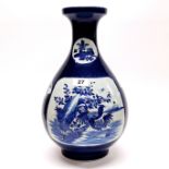 A 19th/20th century Chinese hand painted porcelain vase, H. 39cm.