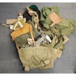 A quantity of mixed 1940's-60's military clothing and accessories