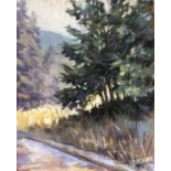 Laurie Basham, "Walk on Boomer Mountain", soft pastel, 23 x 32cm, c. 2020. A pastel painting of an