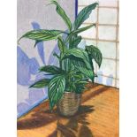 Rebecca Annan, "Peace and Harmony", oil pastel on sennelier card, 30.5 x 38cm, c. 2021. A dynamic