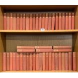A collection of fifty clothbound volumes of famous novels, published c. 1920.