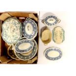 A quantity of Victorian dinner china.