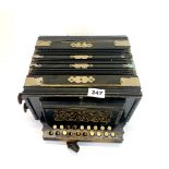 An early Steelreeds piano accordion.