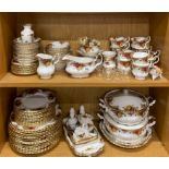 A very extensive quantity of Royal Albert Old Country Roses tea and dinner china, including thirteen
