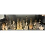 A quantity of mixed mostly antique glassware.