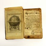 A 17th century leather bound volume of historical Remarques and Observations on London and
