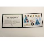 A rare limited edition (219/500) Britains first Christmas coin commemorative silver cover 2016.
