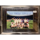 A signed 1980 FA cup photograph.