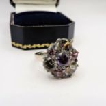 Sterling Silver CZ Gemstone Ring New with Gift Pouch. A gorgeous sterling silver ring set with a