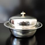 Antique Silver Plate Muffin Dish. A fine quality WILLIAM JAMES MYATT & CO silver plate muffin