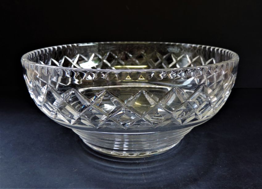 Art Deco Stuart Crystal Fruit Bowl Circa 1930's Acid Etch Mark. A fine quality Stuart Crystal